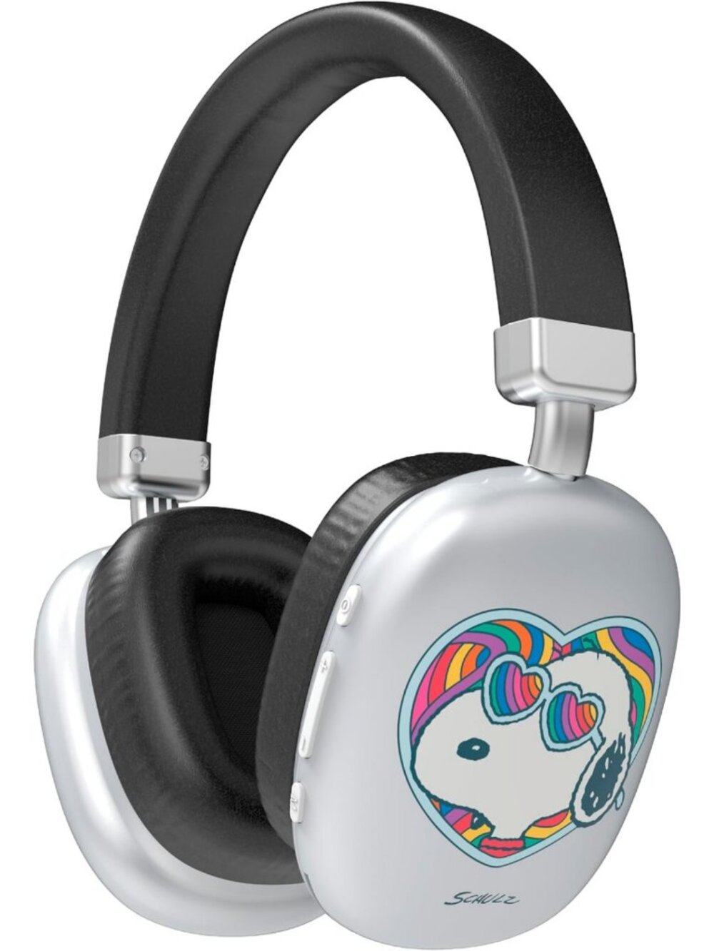 Groovy Active Noise Cancelling Wireless Headphones - Silver Snoopy Design